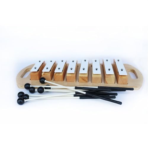 Large 8 Tone Brick Metal Soundboard Box Base Glockenspiel Percussion Instrument Glockenspiel Percussion Instrument
