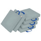 ECR4Kids SoftZone Square Floor Cushions with Handle, Flexible Seating, Grey, 6-Piece - color: Grey