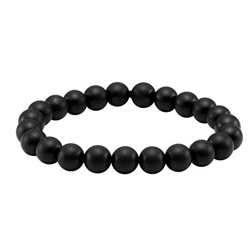 Men Women Wooden Bead Bracelet Natural Wood Yoga Bracelet Bangle - color: G6:1pcs 8mm