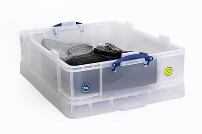 Really Useful Storage Box 70 Litre Clear