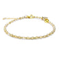 Morchic 3mm Natural Gemstone Beaded Bracelet for Women, Dainty Tiny Charm Jewelry, Adjustable 7.1-8.6" Ideal Birthday Holiday Gift