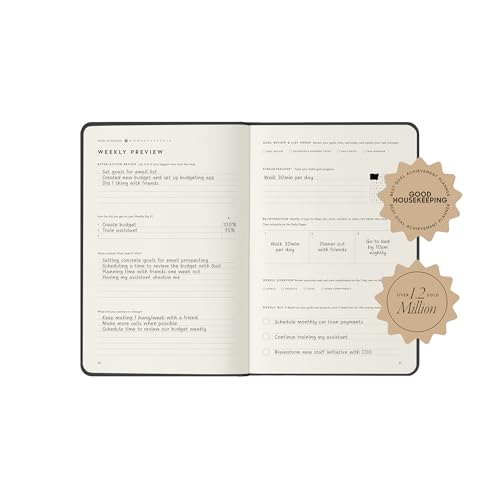 Full Focus Evergreen Linen Planner by Michael Hyatt - The #1 Daily Planner to Set Annual Goals, Increase Focus, Eliminate Overwhelm, and Achieve Your Biggest Goals - Hardcover - color: Evergreen