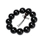 Wooden Prayer Bead Bracelets Traditional Buddhist Mala Bracelet,1pc/pack - size: Dia.20mmX12pcs, style: HeiTanJG