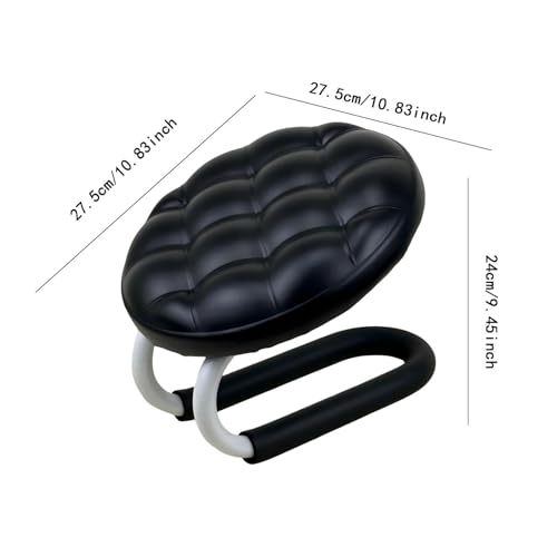 Kneeling Meditation Stool, Prayer Bench Versatile Gift Ergonomic Chair Comfortable Seat for Home Yoga Praying Adults Kneeler - color: Black