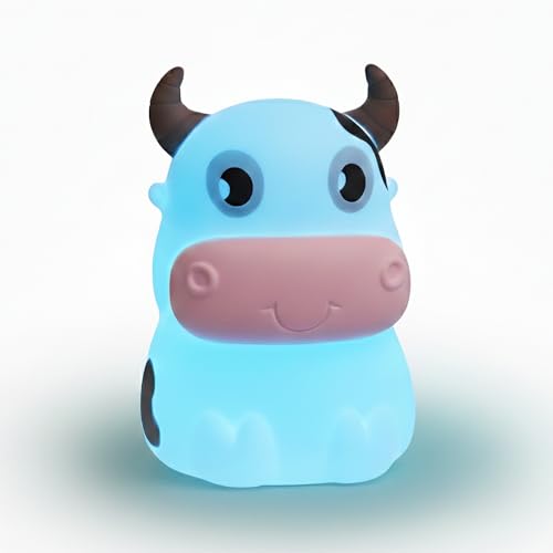 Breathing Loong Guided Visual Breathing Light for Mindfulness Relief | Relaxation Tool | Focus Meditation Device & Calming Night Light | Ideal for All Ages, Home & School Use (Cow) - size: Cow