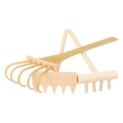 24 PCS Mini Zen Garden Rake Tools, Zen Garden Accessories, Zen Garden Tools Bulk Zen Garden Bamboo Sand Rake Set for Home, Office Decor and Meditation Tools