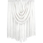 Women Summer Scarfs Large Long Lightweight Linen Beach Gauze Shawl Wrap 75”×43” - color: White