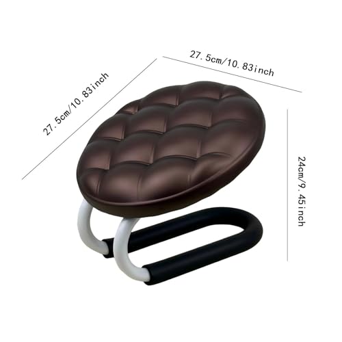 Kneeling Meditation Stool, Prayer Bench Versatile Gift Ergonomic Chair Comfortable Seat for Home Yoga Praying Adults Kneeler - color: Brown