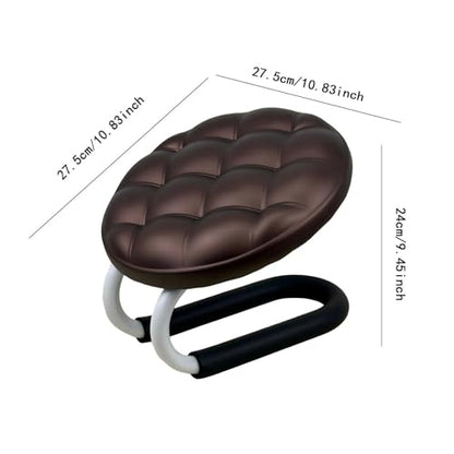 Kneeling Meditation Stool, Prayer Bench Versatile Gift Ergonomic Chair Comfortable Seat for Home Yoga Praying Adults Kneeler - color: Brown