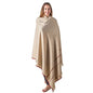 Versatile Premium Wool Blend Meditation Shawl - Large Unisex Prayer Wrap, Oversized Scarf & Yoga Blanket