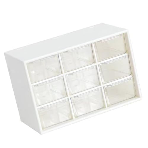 9-Drawer Desktop Organizer, Multifunctional Desk Storage Box for Jewelry, Makeup, Office, School, Home-Easy to