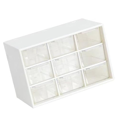 9-Drawer Desktop Organizer, Multifunctional Desk Storage Box for Jewelry, Makeup, Office, School, Home-Easy to