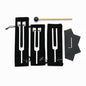 Tuning Forks for Healing Set (128Hz, 256Hz, 512Hz), Tuning Fork with Reflex Hammer for Healing/Frequency Instrument/Sound Therapy/Chakra/Yoga and Meditation Tools (Silvery), Stress Relief Gift