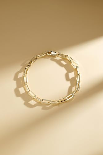 Bracelet for Women 14K Gold Plated Dainty Chain Simple Jewelry - style: Paperclip Chain