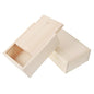 2pcs Quality Material Wooden Pine Storage Box Trinket Boxes Simple Design Compact Sturdy