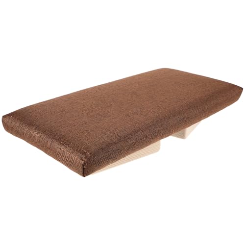 Meditation Bench Folding Wooden Stool for Prayer and Yoga with Ergonomic Slant Seat, Compact Auxiliary Chair for Seniors and Travel Use