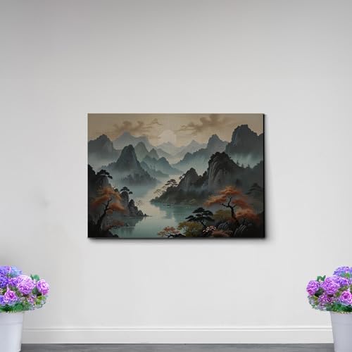 Japanese Wall Art, Minimalist Wall Art, Neutral Abstract Art, Modern Minimalist, Zen Wall Art, Zen Printed Wall Art, Japanese Art Print, Modern Print On Canvas, Arts