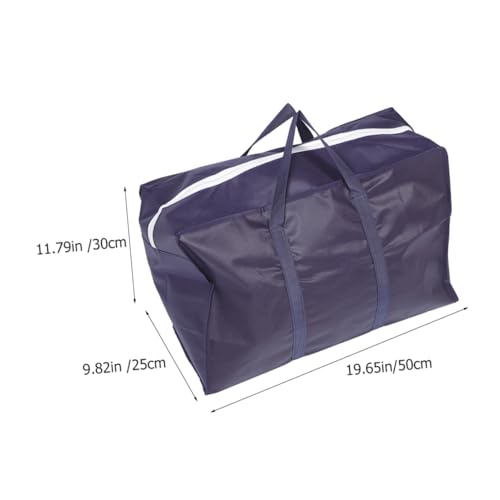 Toyvian Luggage Storage Bag for Moving Capacity Household Sundries Storage Bag with Handles Comforter Bag for Travel Camping and Organizing Clothes