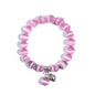Natural Stretch Gemstone Bracelet Healing Stone Beaded Bracelets for Women Men Gifts (Unisex) - color: Pink