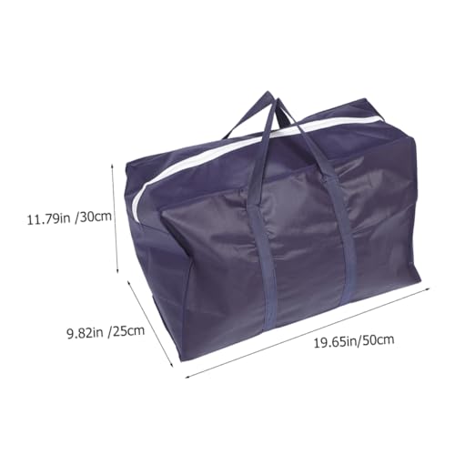 Totority 3pcs Luggage Storage Bag Large Capacity Non-Woven Organizer for Comforters Clothes Quilts and Bedding Travel-Friendly Strong Handles for Moving and Outdoor Camping Small
