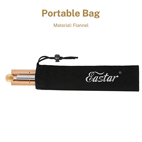 Eastar Bell Chime Hand Chime,Meditation Classroom Bell with Mallet and Cloth Bag Percussion Instrument for Prayer Yoga Eastern Energies Healing and Mindfulness
