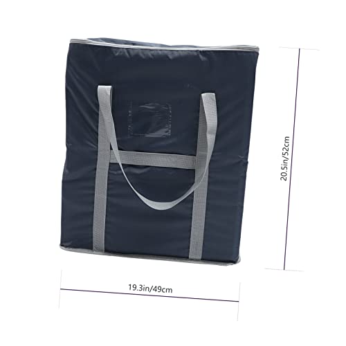 1Pc Extra Oxford Cloth Moving Storage Bag Durable Zippered Bedding Pouch for Clothes and Quilts for Packing and Organizing Essentials