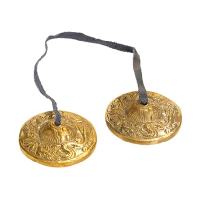 Tibetan Tingsha Chime Bells 6.5cm for Mindfulness Practice, C