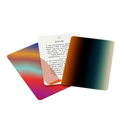 I AM & CO Dear Self Affirmation Cards Deck - 52 Card Deck - Self Love Affirmation Cards with Fill in the Blank Prompts - Daily Affirmations for Mindfulness, Motivation, Self Care & Personal Growth