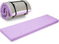 Lyrow 2 Inch 72"x24" Thick Foldable Yoga Mat with Carry Strap, Non-slip Portable Foam Gym Mat for Yoga, Pilates and Stretching - color: Lavender Purple