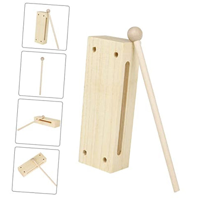 Rhythm Block Boys and Girls Musical Toy Dual-tone Drum for Boys and Girls Music Teaching Supply