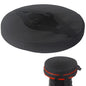 Telescopic Stool Cushion, Round Thickened Folding Stool Seat Cushion with Memory Foam for Retractable Camping Stool (Black)(Not Include Stool) (1 Pack) - style: 1PCS