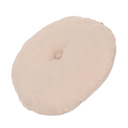Zafu Meditation Pillow Yoga Exercise Mat Thick Floor Seat Cushion Grey - color: Beige
