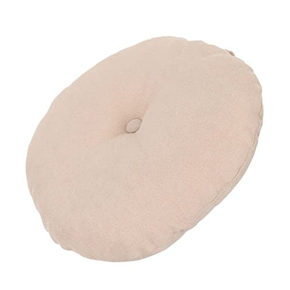 Zafu Meditation Pillow Yoga Exercise Mat Thick Floor Seat Cushion Grey - color: Beige