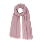 Nydotd Women Summer Cotton Linen Scarf Crinkle Long Beach Shawl Wrap hijab with Fringe - color: Dusty Pink