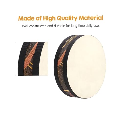Ocean Wave Bead Drum: Handcrafted Musical Instrument for Relaxation, Meditation & Soothing Sounds