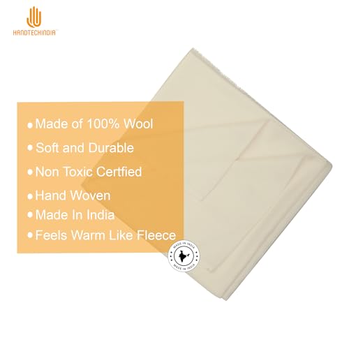 Handloom Wool Meditation Shawl Throw Wrap, Gift for Men and Women Meditation Shawl Fine Clothing. - color: Ht-002