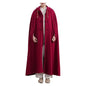 Meditation Hooded Cloak Coat Women Men Unisex Loose-Fit Prayer Robe Plush Comfortable Warm Clothing - color: Red, size: Medium