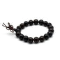 Zen Dear Unisex Natural Ebony Wood Buddhist Prayer Bead Necklace Bracelet Tibetan Prayer Mala Beaded Black - style: 10mm 19beads