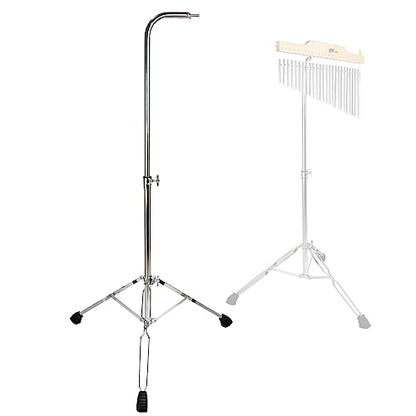 ENNBOM Adjustable Height Tripod Stand Collapsible Wind Chime Stand Mounting Stand for Bar Chime Musical Percussion