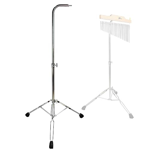 ENNBOM Adjustable Height Tripod Stand Collapsible Wind Chime Stand Mounting Stand for Bar Chime Musical Percussion