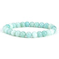 Cherry Tree Collection - Small, Medium, Large Sizes - Gemstone Beaded Bracelets For Women and Men - 6mm Round Beads - color: Amazonite, size: Small