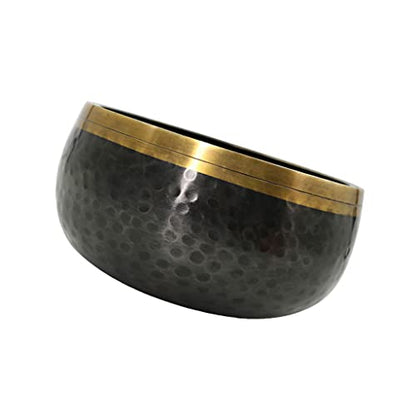 Copper Bowl Tibetan Singing Bowl Meditation Singing Bowl Japanese-Style Buddha Sound Bowl Pure Copper Bowl Dharma Device Meditation Yoga Bowl Bowl,12.5cm