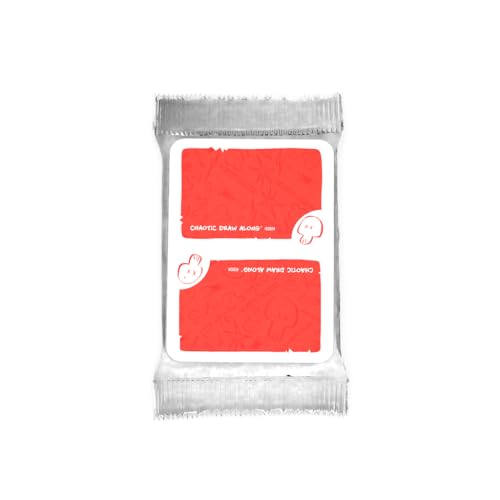Chaotic Draw Along - Booster Pack (20 Chaotic Blank Red Cards) - Prompt Deck Expansion - Creative Art Blanks, Drawing Inspiration, Blank Cards for Your Own Prompts
