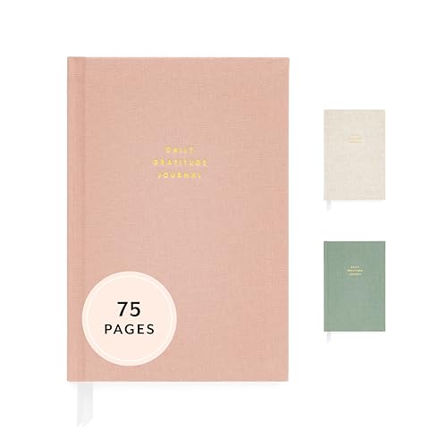 Sugar Paper Gratitude Journal, Daily Guided Gratitude Journal with Prompts for Women & Men, 5 Minute Journal for Self Care, Mindfulness & Reflection, 5.5" x 8", Rose - color: Rose Pink, size: Gratitude Journal