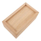Alipis Rustic Wooden Organizer Box Sliding Lid Retro Craft Storage Container for Jewelry and Small Items Compact and Stylish Wood Keepsake Box for Home Decor