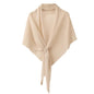 Cashmere Blend Shawl Wraps for Women,Cashmere Poncho Pashmina for Women Travel Scarf for All-Season with Gift Box - color: Khaki