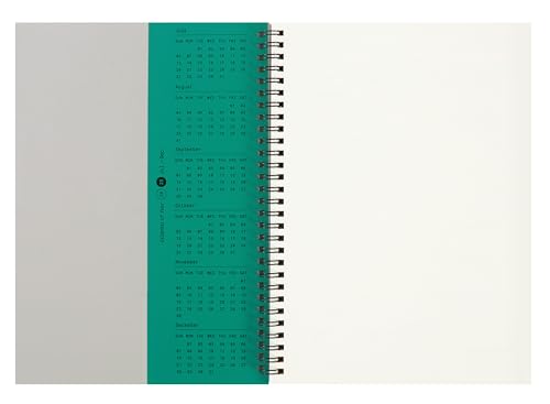 Blank Spiral Notebook 10.12 in x 7.36 in(B5), 160 Pages Blank Paper, Notebook for Sketching, Writing & Study (Emerald) - color: Emerald