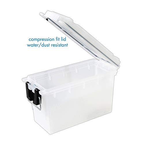 Logix 12535 Translucent Craft Organizer, Art Supply Organizer and Storage, Lockable School Supplies Organization, Moisture Resistant, Made in USA - size: One Size