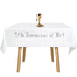 Large in Remembrance of Me Altar Frontal 88.2x52in Holy Communion Table Cloth Cover White Rectangle Communion Table Cloths for Church for Gatherings Baptism Ceremonies (Silver Embroidery) - color: Silver Embroidery