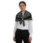 35" Head Scarf Large Square Scarf Like Cotton Hairscarf Fashion Scarves Bandana Night Sleeping Wraps for Women B01 - color: Black- White Lines